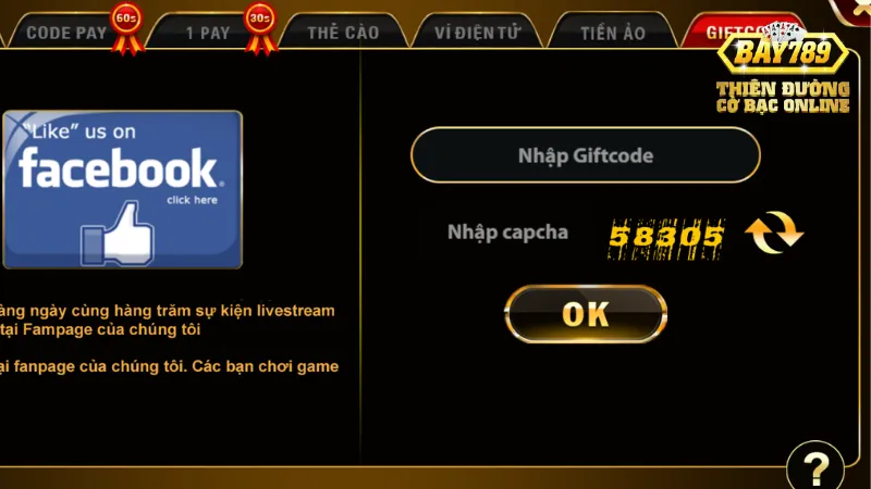 Cách nạp tiền bay789